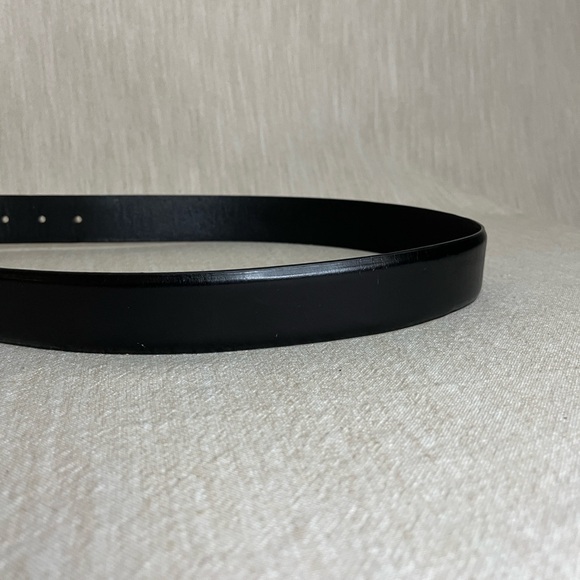Zara Black Leather Belt Size 85 - Picture 7 of 14
